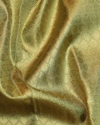 Pear green tissue pure zari kanjivaram silk saree 3