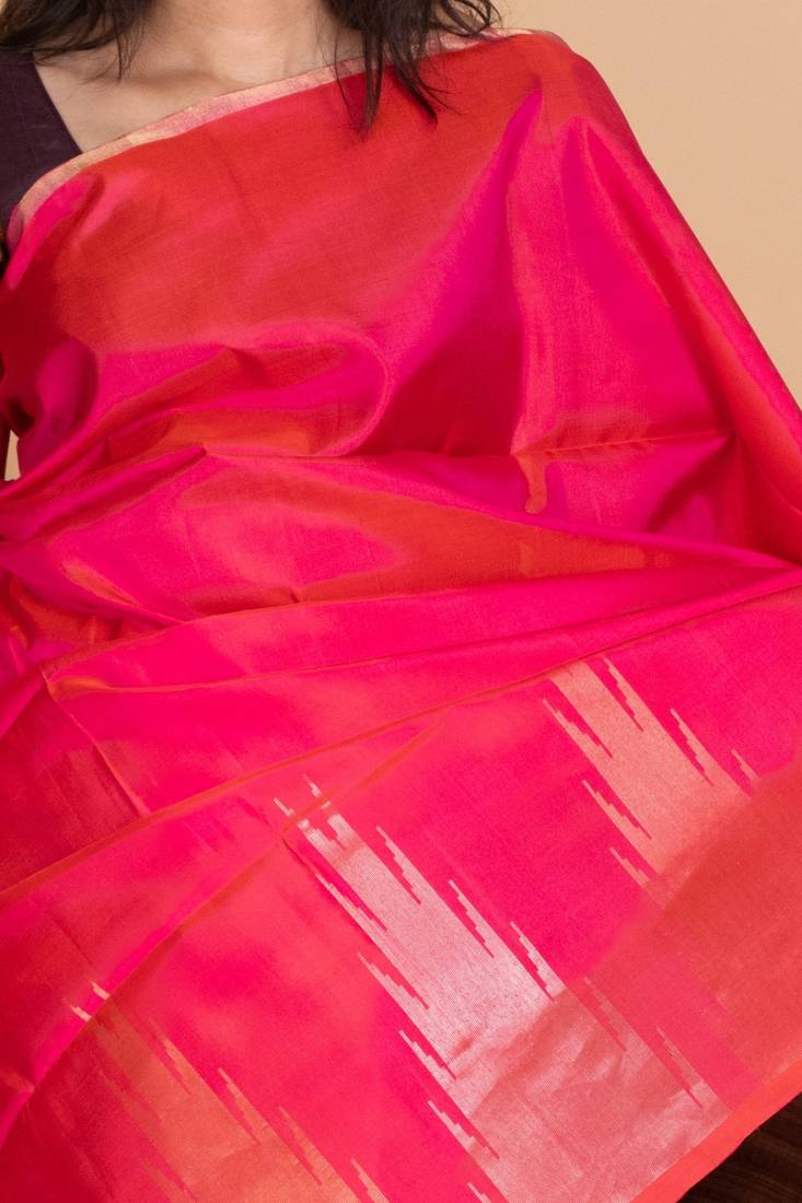 Dual tone pink and bean dates brown