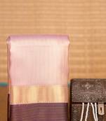 Onion pink and purple soft silk saree