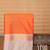 Papaya orange and cement grey vairaoosi semi silk saree