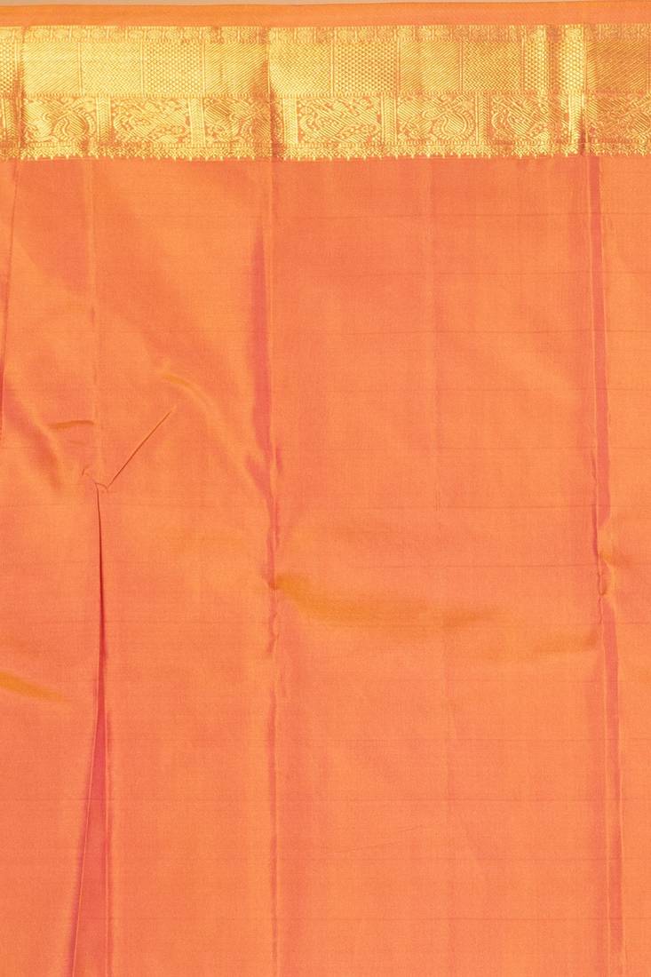 Garnet red checked pure kanjivaram silk saree