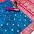 blue banarasi SIlk Blnd saree with zari weaving work
