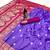 lavender banarasi SIlk Blnd saree with zari weaving work