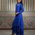 Blue embroidered kurta set