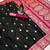 black banarasi SIlk Blnd saree with zari weaving work