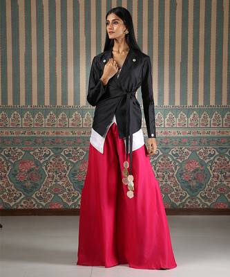 Black plain co ord set 5