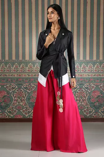 Black plain co ord set