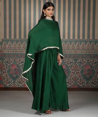 Green plain co ord set 2