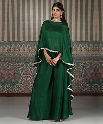 Green plain co ord set 4