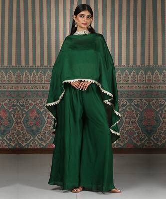 Green plain co ord set 5