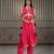 Pink embroidered kurta set