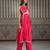 Pink embroidered kurta set