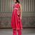 Pink embroidered kurta set