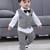 Baby boys party wear 3-piece suit set (shirt, waistcoat & pant with bow tie)