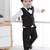 Baby boys party wear 3-piece suit set (shirt, waistcoat & pant with bow tie)