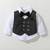 Baby boys party wear 3-piece suit set (shirt, waistcoat & pant with bow tie)