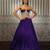 purple silk lehenga set