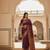 wine color meenakari zari weaving soft art silk saree with unstiched blouse 