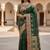 green color meenakari zari weaving soft art silk saree with unstiched blouse 