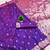 purple color meenakari zari weaving soft art silk saree with unstiched blouse 