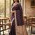 plum color meenakari zari weaving soft art silk saree with unstiched blouse 