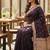 plum color meenakari zari weaving soft art silk saree with unstiched blouse 