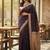 plum color meenakari zari weaving soft art silk saree with unstiched blouse 