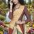 multicolor premium printed saree with blouse