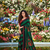 green premium printed saree with blouse