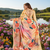 multicolor premium printed saree with blouse