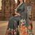 grey premium printed saree with blouse