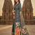 grey premium printed saree with blouse
