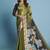 Green premium printed saree with blouse