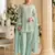 Green embroidered georgette pakistani salwar suit