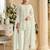 White embroidered georgette pakistani salwar suit