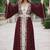 Moroccan Caftan Georgette Zari Embroidered Kaftan