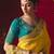 yellow fancy saree with sequins dhaga & thread embroidered butti and designer blouse
