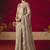 beige fancy saree with sequins dhaga & thread embroidered butti and designer blouse