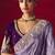 lavender fancy saree with sequins dhaga & thread embroidered butti and designer blouse