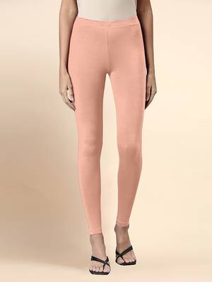 Appricoat Microfiber elastane stretch soft ankle length leggings with ultrasoft waistband 1