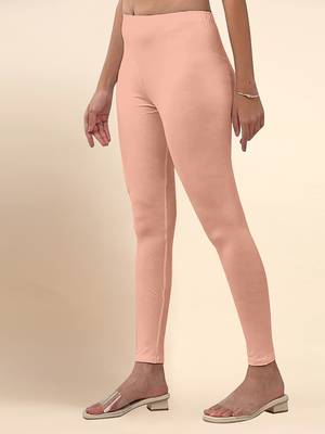 Appricoat Microfiber elastane stretch soft ankle length leggings with ultrasoft waistband 3