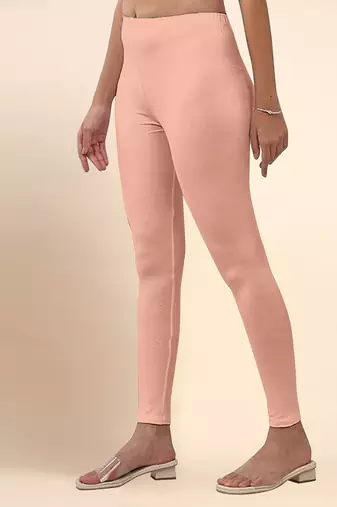 Appricoat Microfiber elastane stretch soft ankle length leggings with ultrasoft waistband