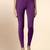 BerryPurple Microfiber elastane stretch soft ankle length leggings with ultrasoft waistband