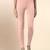 Blush Microfiber elastane stretch soft ankle length leggings with ultrasoft waistband