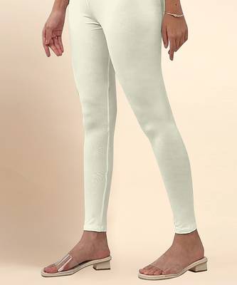 Butter Microfiber elastane stretch soft ankle length leggings with ultrasoft waistband 3
