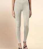 DarkBeige Microfiber elastane stretch soft ankle length leggings with ultrasoft waistband