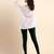 DarkGreen Microfiber elastane stretch soft ankle length leggings with ultrasoft waistband