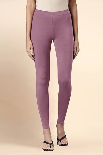 LightOnion Microfiber elastane stretch soft ankle length leggings with ultrasoft waistband