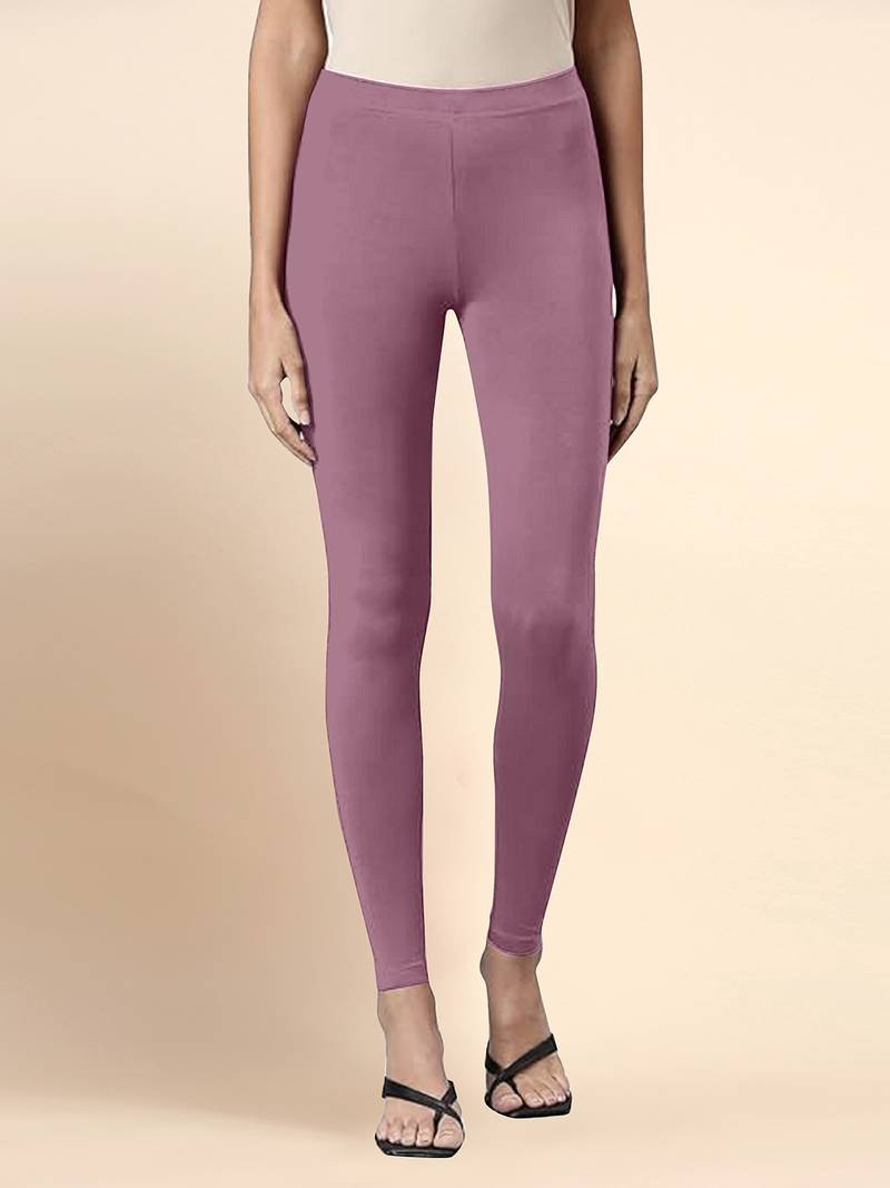 LightOnion Microfiber elastane stretch soft ankle length leggings with ultrasoft waistband