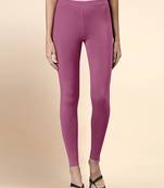 OnionPink Microfiber elastane stretch soft ankle length leggings with ultrasoft waistband